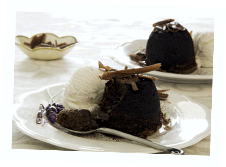 Chocolate Volcano Lava Pudding