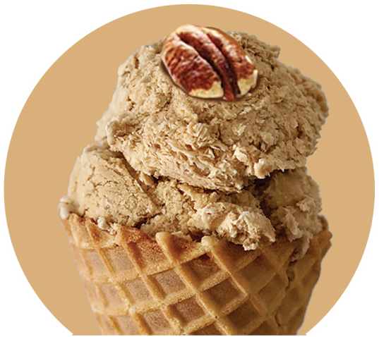 ICE CREAM DESSERTS coffee nut