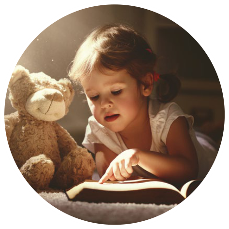 raising readers little girl