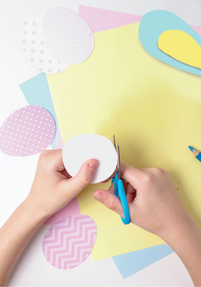 Easter activity basket cutout