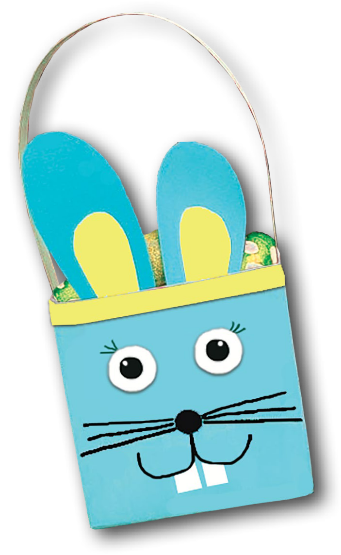 Easter activity basket paper
