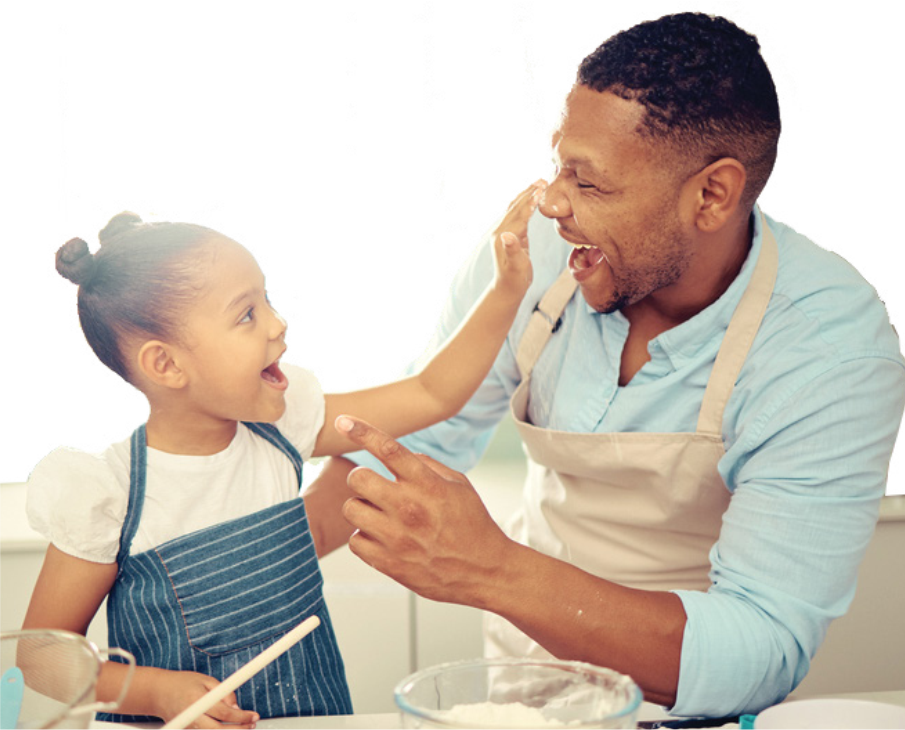 Mothersday Breakfast - Father & daughter baking