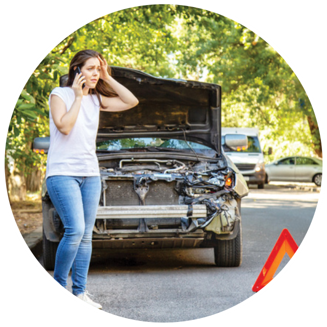 travel safe car accident women car accident phoning