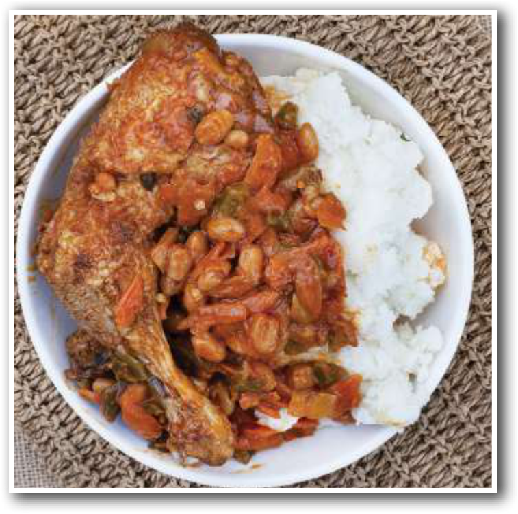 traditional recipes chicken and bean stew