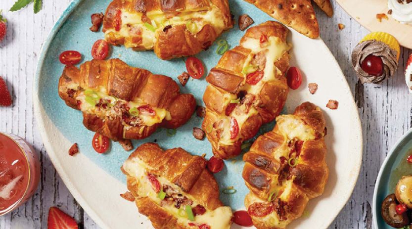 Cheesy Stuffed Croissants